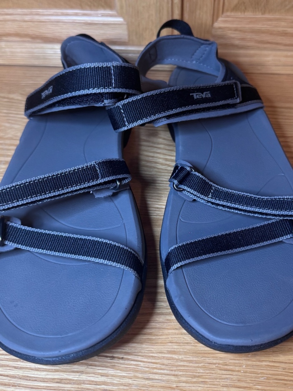 New Teva Men's Size 13 Sandals UK 12.5 Eur 46 Black Comfort Casual Outdoor
